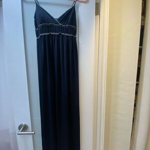 Max Studio Black Dress with White Trim